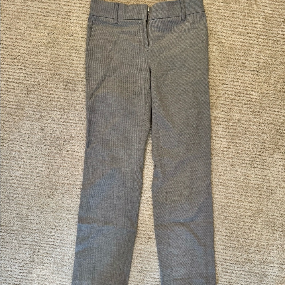 Grey, Wool, Slim Fit, Ann Taylor Trousers